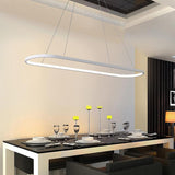 Linear Rectangle Chandelier LED Dining Room Chandeliers