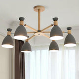 6-light LED Nordic Pendant Lighting Chandelier Hanging Ceiling Lights