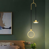 2 Circles LED Modern Pendant Light Island Lights Hanging Ceiling Lights