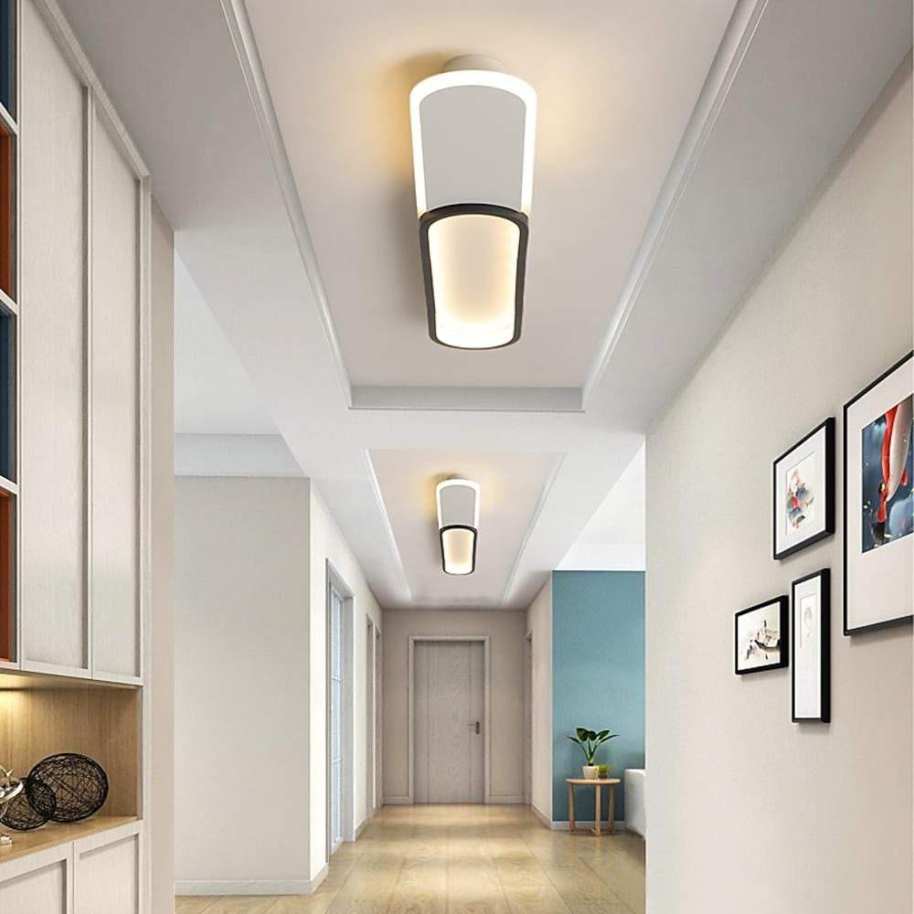 2 Rectangle Flush Mount Ceiling Light Minimalist LED Light