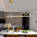 3 Circles Linear Design LED Modern Pendant Lighting Chandeliers