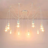 Cluster Spider Pendant Lighting 10-heads DIY Adjustable Ceiling Lights