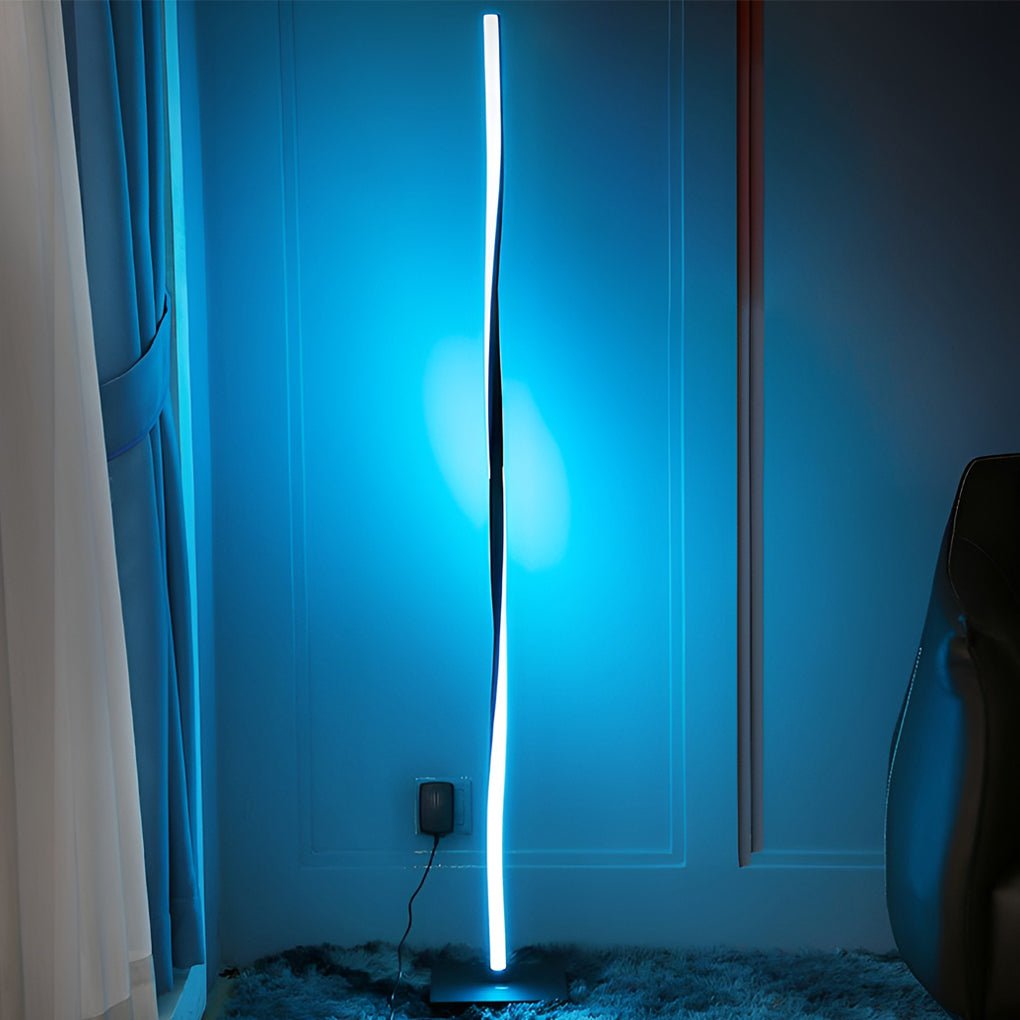 49 Inch LED Twisted Floor Lamp