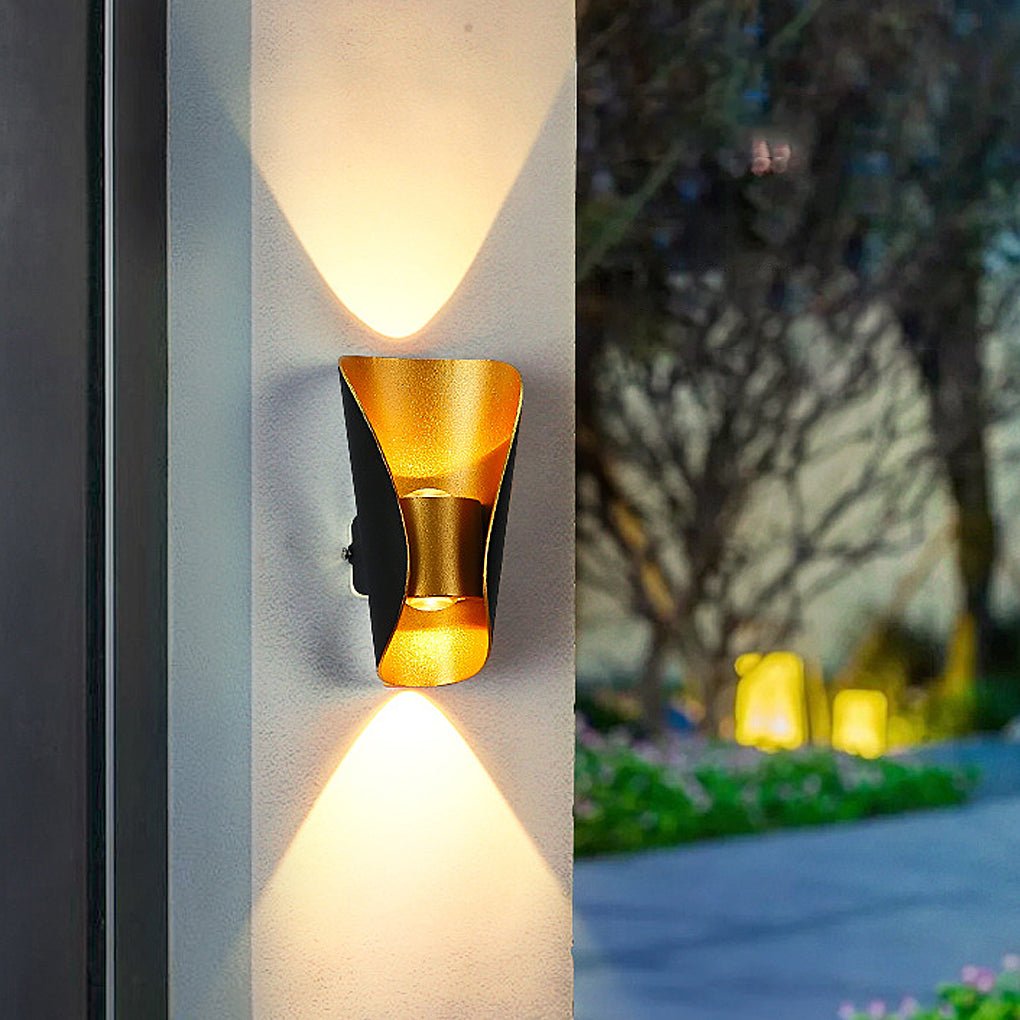 Unique Creative Up and Down Lights Outdoor Wall Lights Waterproof Wall Sconces Wall Lamp