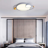 Circle Globes Flush Mount Ceiling Light LED Dimmable Light