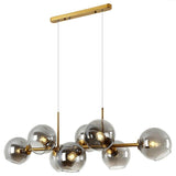 Globe Nordic Glass Bubble Chandelier Metal Industrial Chandelier Ceiling Lights