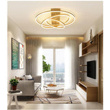 3 Circle Arbitrary Acrylic LED Flush Mount Ceiling Light for Living Room