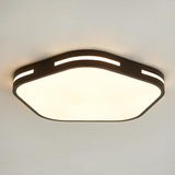 Hexagon Flush Mount Light Fixture Minimalist LED Ceiling Light