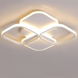 Overlapping Squares Flush Mount Ceiling Light Geometric LED Light