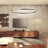 Circle LED Modern Chandelier Pendant Light Hanging Lamp Island Lights