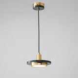 Double Circle Pendant Lighting Classic Metal Marble Island Pendant Lights