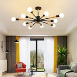 10-Light LED Nordic Style Flush Mount Lighting Ceiling Lights Chandelier