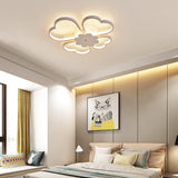 Bespoke Metal Flower LED Flush Mount Ceiling Light for Bedroom