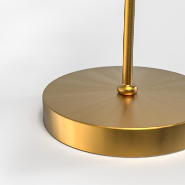 Metal Gooseneck Desk Lamp with Cone Fabric Shade for Bedside and Office Use - Image 7