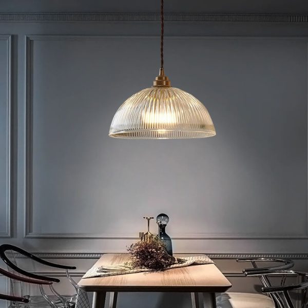 Modern Simple Clear Glass Dome Pot Lid 1-Light Pendant Light - Image 2