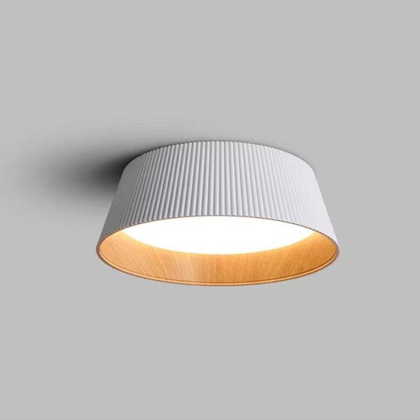 Nordic Minimalist Round LED Iron Pendant Light Flush Mount Lighting - Image 7