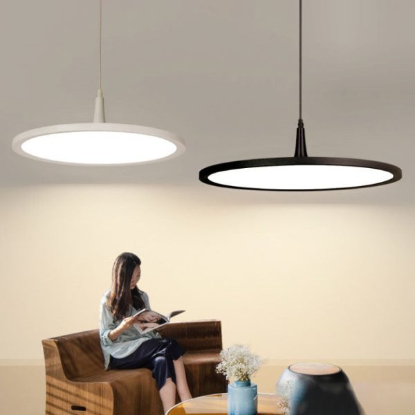 Modern Minimalist Aluminum Round Shape LED Pendant Light For Dining Room - Image 18