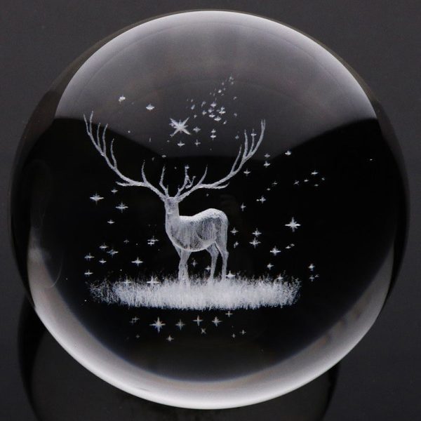 Modern Minimalist Round Ball Aluminum Crystal LED Pendant Light For Bedroom - Image 7