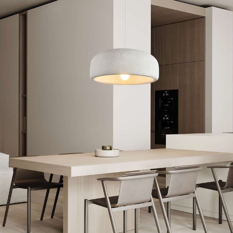 01-fe43d727-beca-4d5a-95df-de50a87fefe6.jpg Modern Minimalist Resin Dome 1-Light Pendant Light - Image 1
