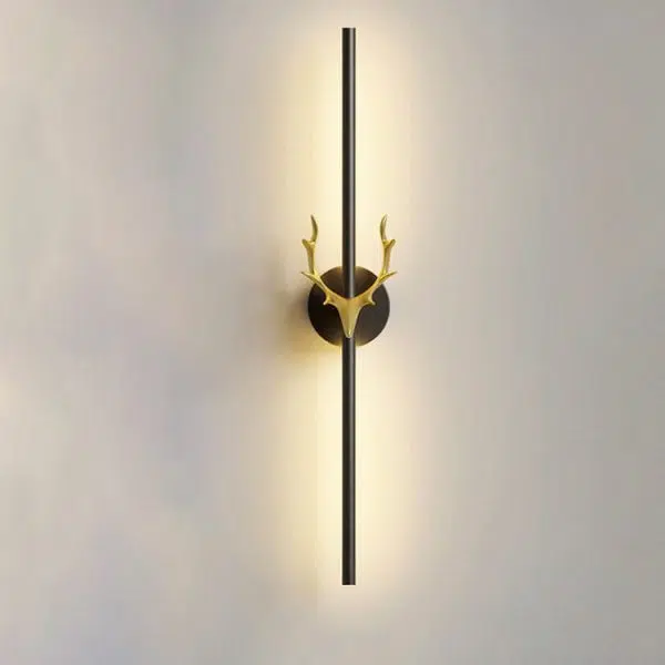 Modern Light Luxury Aluminum Long Strip Antler Shape LED Wall Sconce Lamp - Image 16