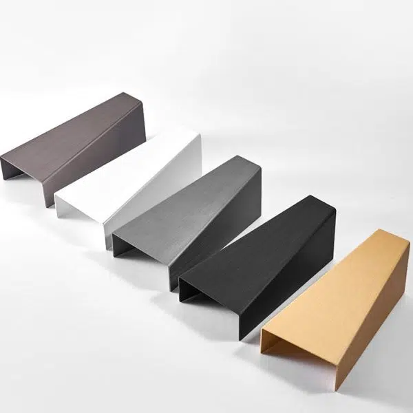 Modern Minimalist Brushed Aluminum Geometric Square LED Wall Sconce Lamp - Image 11