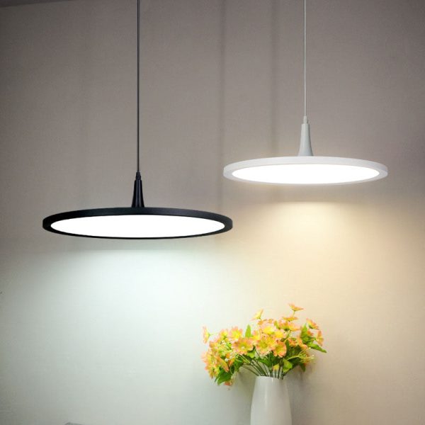 Modern Minimalist Aluminum Round Shape LED Pendant Light For Dining Room - Image 19