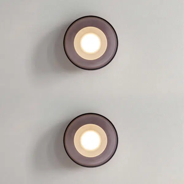 Nordic Vintage Round Hardware Glass LED Wall Sconce Lamp - Image 5