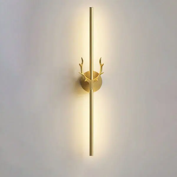 Modern Light Luxury Aluminum Long Strip Antler Shape LED Wall Sconce Lamp - Image 17