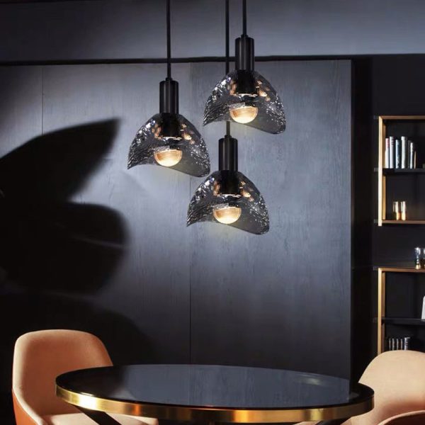 Contemporary Luxury Dazzling Curve Crystal Brass 1-Light Pendant Light For Living Room - Image 12