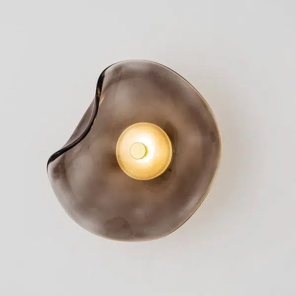 Nordic Modern Minimalist Glass Round Shape LED Wall Sconce Lamp - Image 3