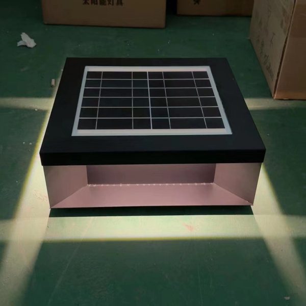 Modern Simple Glass Cuboid Decoration LED Outdoor Light - Image 18
