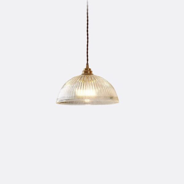 Modern Simple Clear Glass Dome Pot Lid 1-Light Pendant Light - Image 11