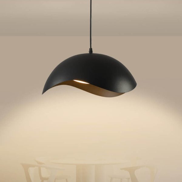 Nordic Minimalist Dome Wave Design LED Pendant Light - Image 16