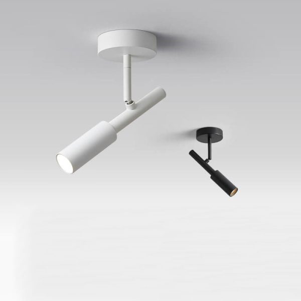Minimalist Spotlight Rotatable LED Semi-Flush Mount Ceiling Light - Image 18