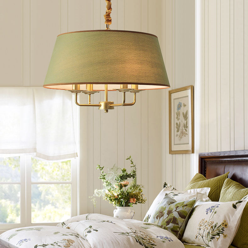 03-35cc10cf-9b66-40bb-b6a2-c651012739fe.jpg European Vintage Classic Iron Cloth 4-Light Pendant Light - Image 1