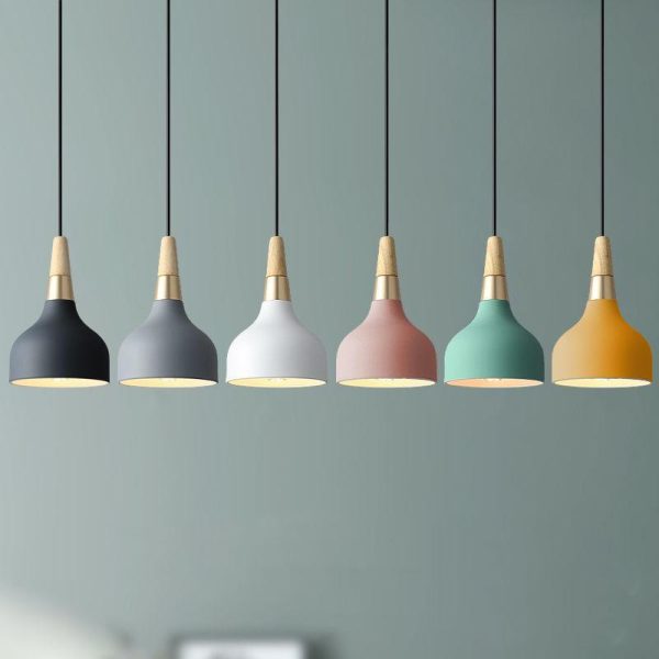 Creative Modern Macaron Disc Art 1-Light Pendant Light - Image 12
