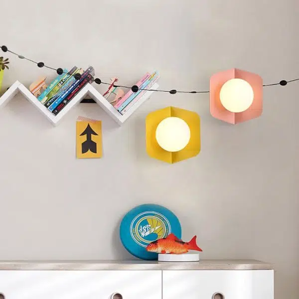 Glass Ball 1-Light Single Globe Sconce Lamp - Image 6