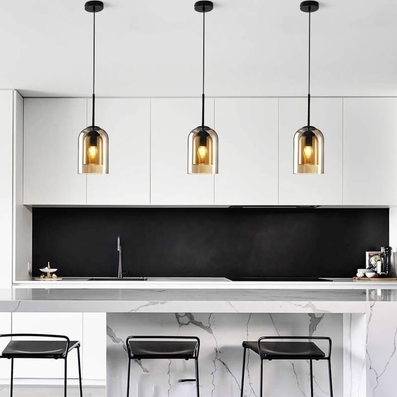 03-812f7c9e-e046-4b47-9f43-29bbe5bfd045.jpg Modern Minimalist Glass Cylinder Cup Design 1-Light Pendant Light - Image 1