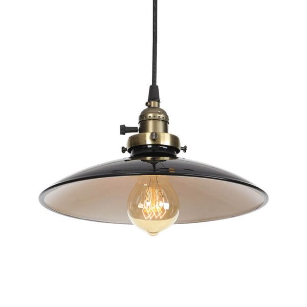 Industrial Iron Multicolor Bowl 1-Light Pendant Light - Image 12