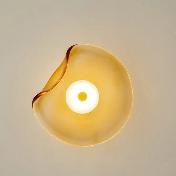 Nordic Modern Minimalist Glass Round Shape LED Wall Sconce Lamp
