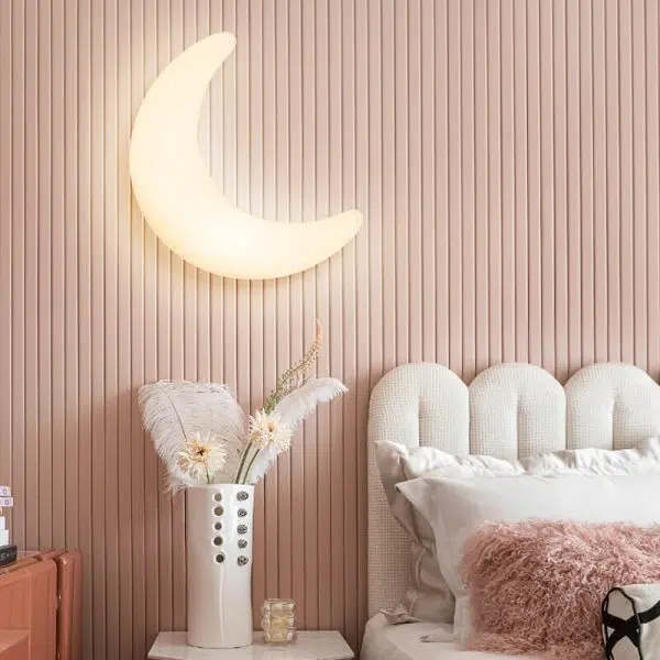 Modern Creative Acrylic Moon LED Wall Sconce Lamp - Image 5