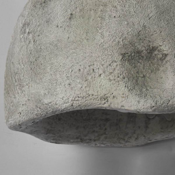 Contemporary Nordic Rough Rock Texture Semicircular 1-Light Pendant Light for Dining Room - Image 7