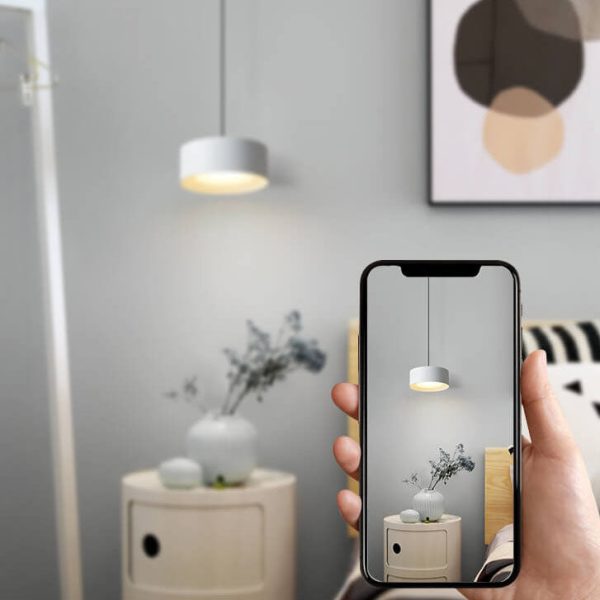 Modern Minimalist Round Head Iron LED Pendant Light - Image 12