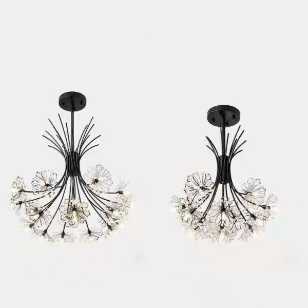 Modern Transitional Crystal Dandelion Branches 13/19 Light Chandelier For Dining Room - Image 10