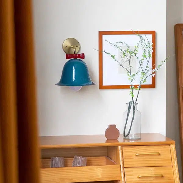 French Minimalist Bell Butterfly Iron 1-Light Wall Sconce Lamp - Image 23