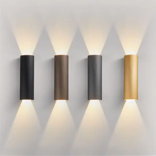 Modern Minimalist Aluminum Cylindrical LED Wall Sconce Lamp - Image 10