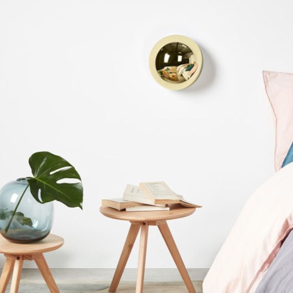 Modern Simplicity Meteorite Semicircle Metal LED Wall Sconce Lamp For Bedroom - Image 15