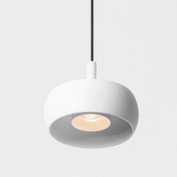 Nordic Minimalist Dome Aluminum LED Retractable Pendant Light - Image 6