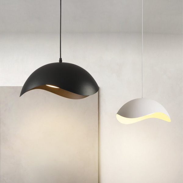 Nordic Minimalist Dome Wave Design LED Pendant Light - Image 17