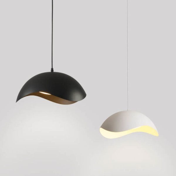 Nordic Minimalist Dome Wave Design LED Pendant Light - Image 5